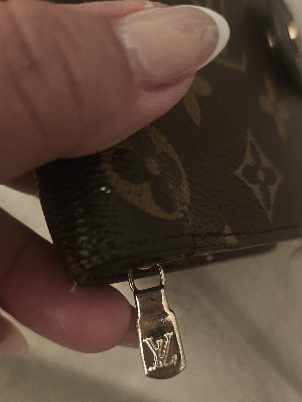 Louis Vuitton Monogram Canvas Compact Wallet in Brown and Gold - Picture 10 of 10